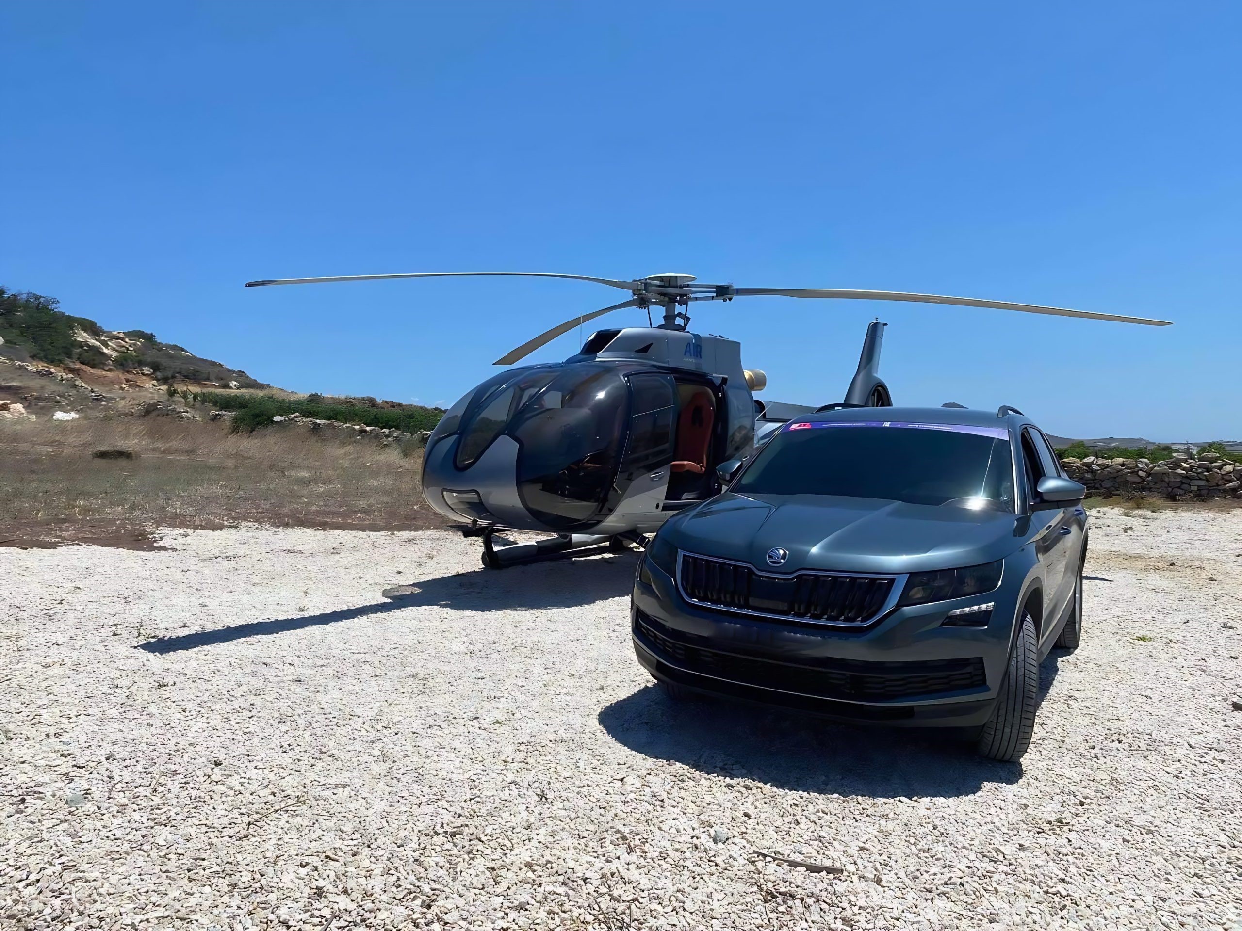 Tuk Tuk transfer paros Helipad, airport transfers