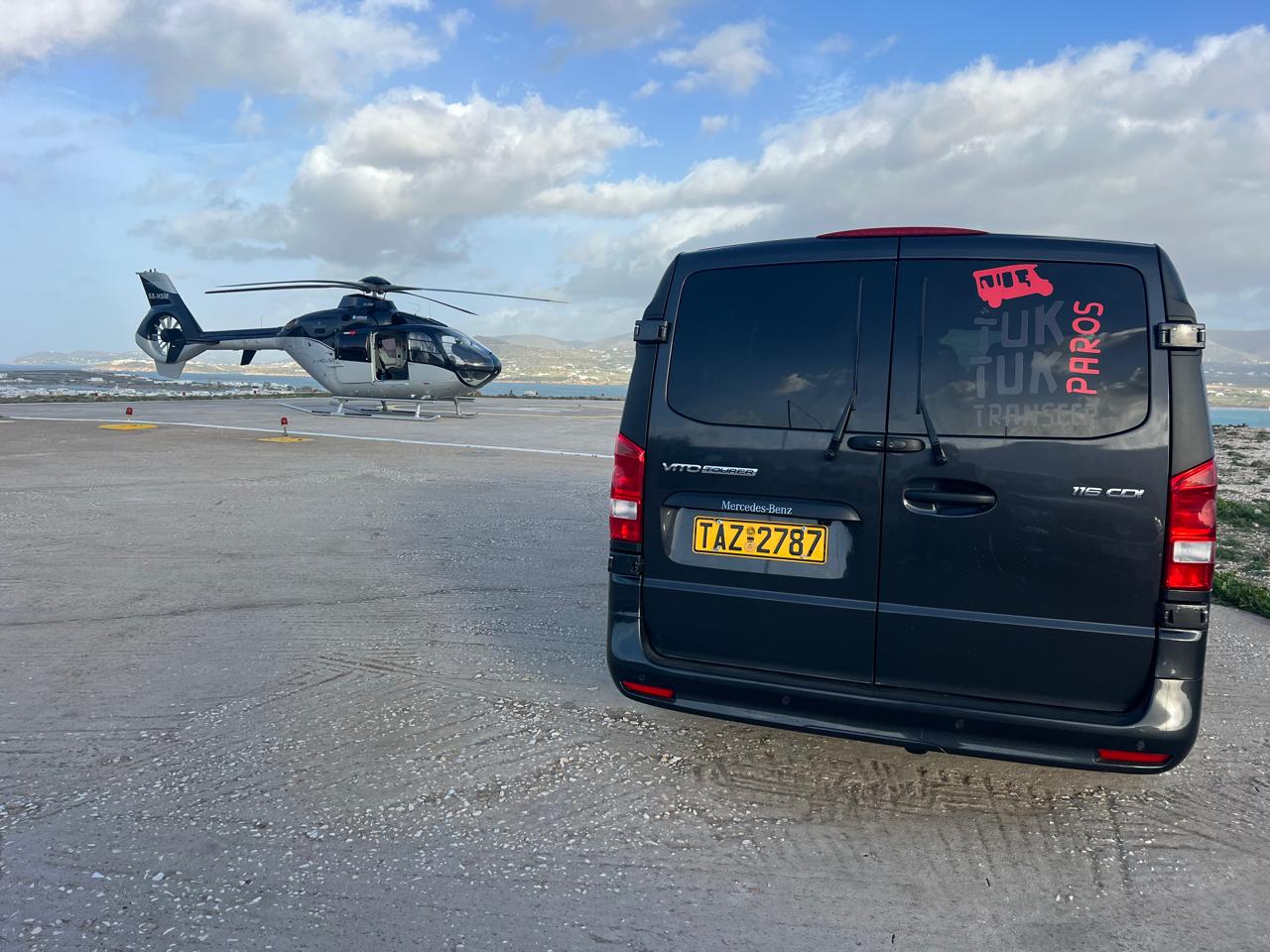 TukTuk Transfers Paros Mercedes Van
